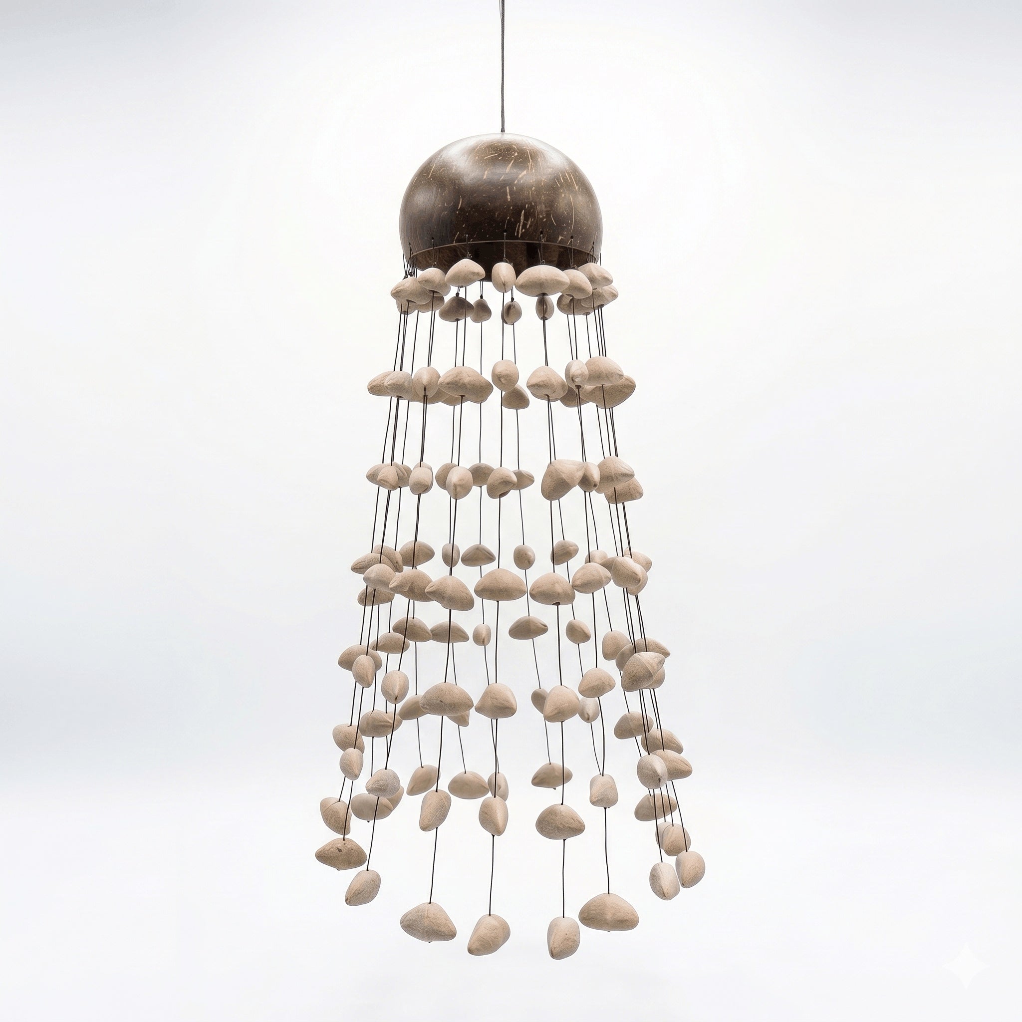Meduse - Carillon naturel en graines