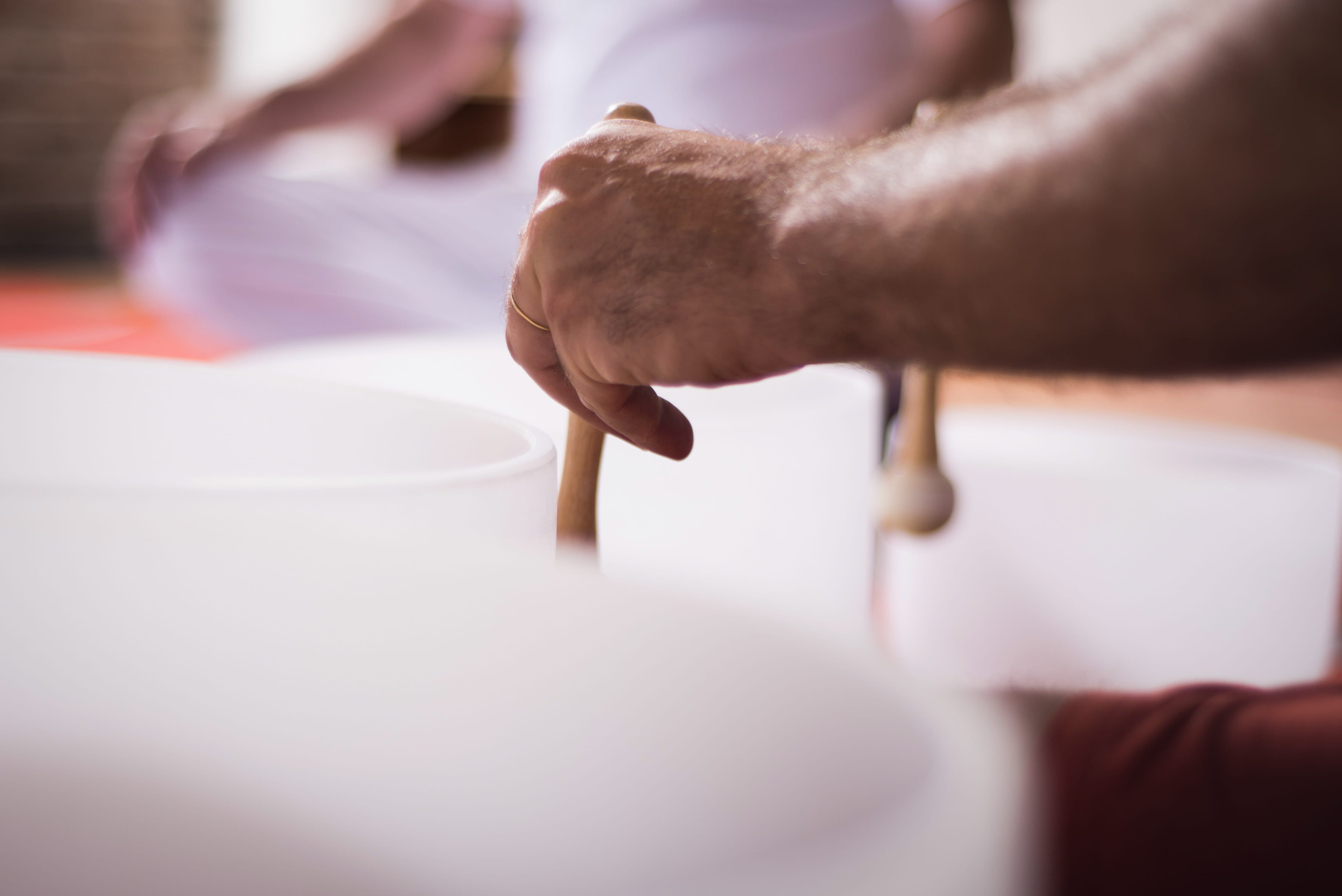 Set completo de cuencos de cuarzo esmerilados – Do a Si (7 cuencos)